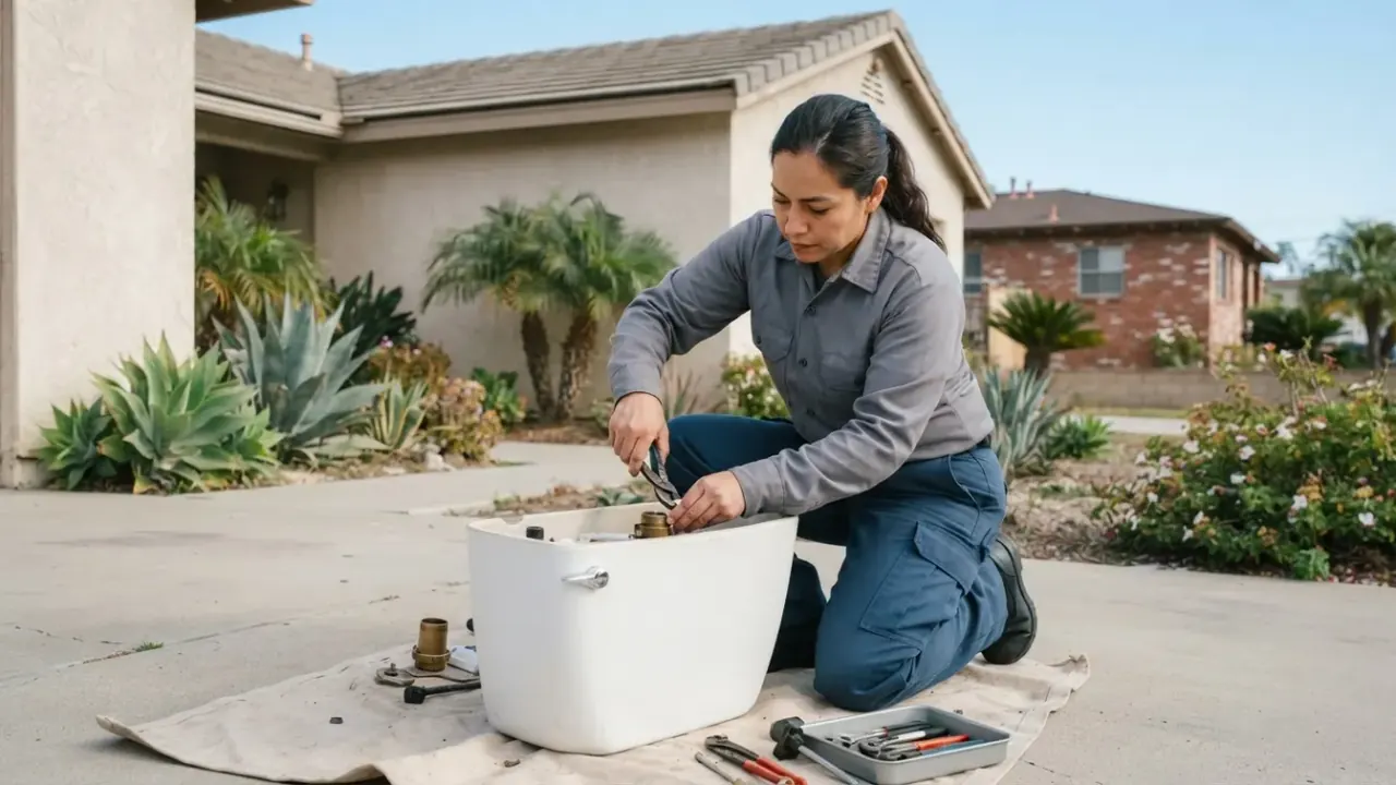 How to Detect a Running Toilet and Reduce Water Waste: toilet tank repair