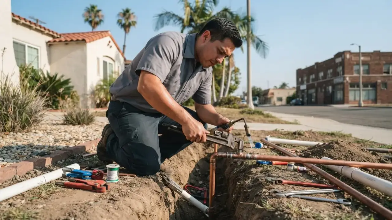 What Factors Affect Plumbing Repair Costs in Pico Rivera CA: plumber repairing pipes