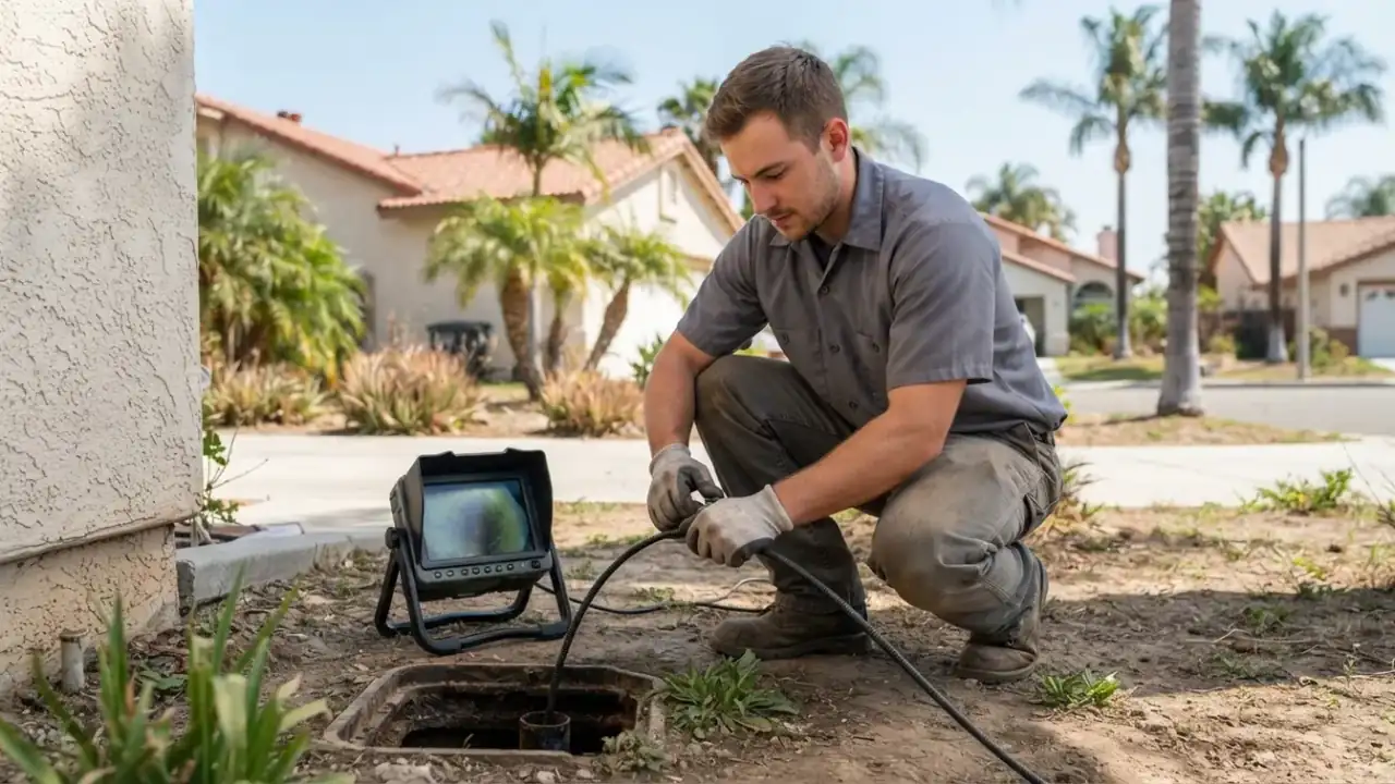 How to Tell if Your Sewer Line Is Clogged or Damaged: plumber sewer pipe inspection